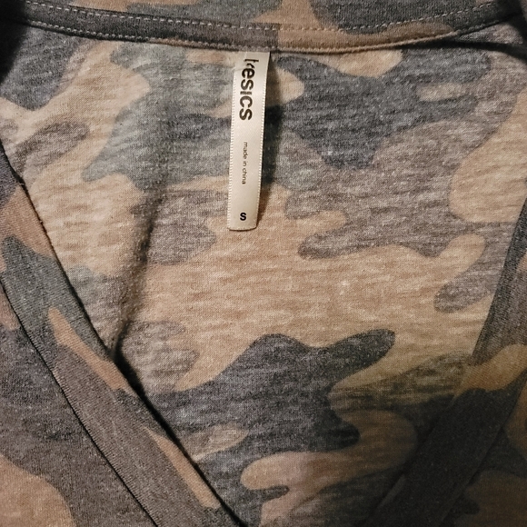 𝅺sexy Ling Sleeve Light Camo Tee - Picture 3 of 3